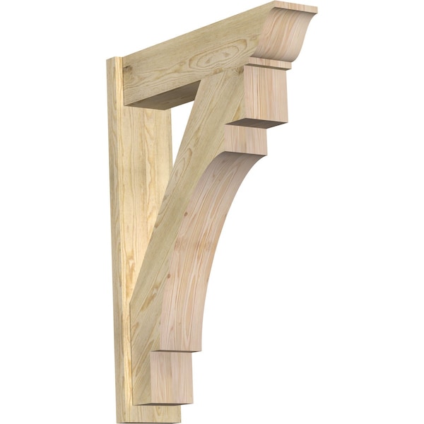 Ekena Millwork Merced Rough Sawn Traditional Outlooker, Douglas Fir, 8"W x 32"D x 44"H OUT08X32X44MRC01RDF - main